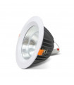 Pack de 10 Focos Downlight LED redondo de empotrar 40W COB blanco