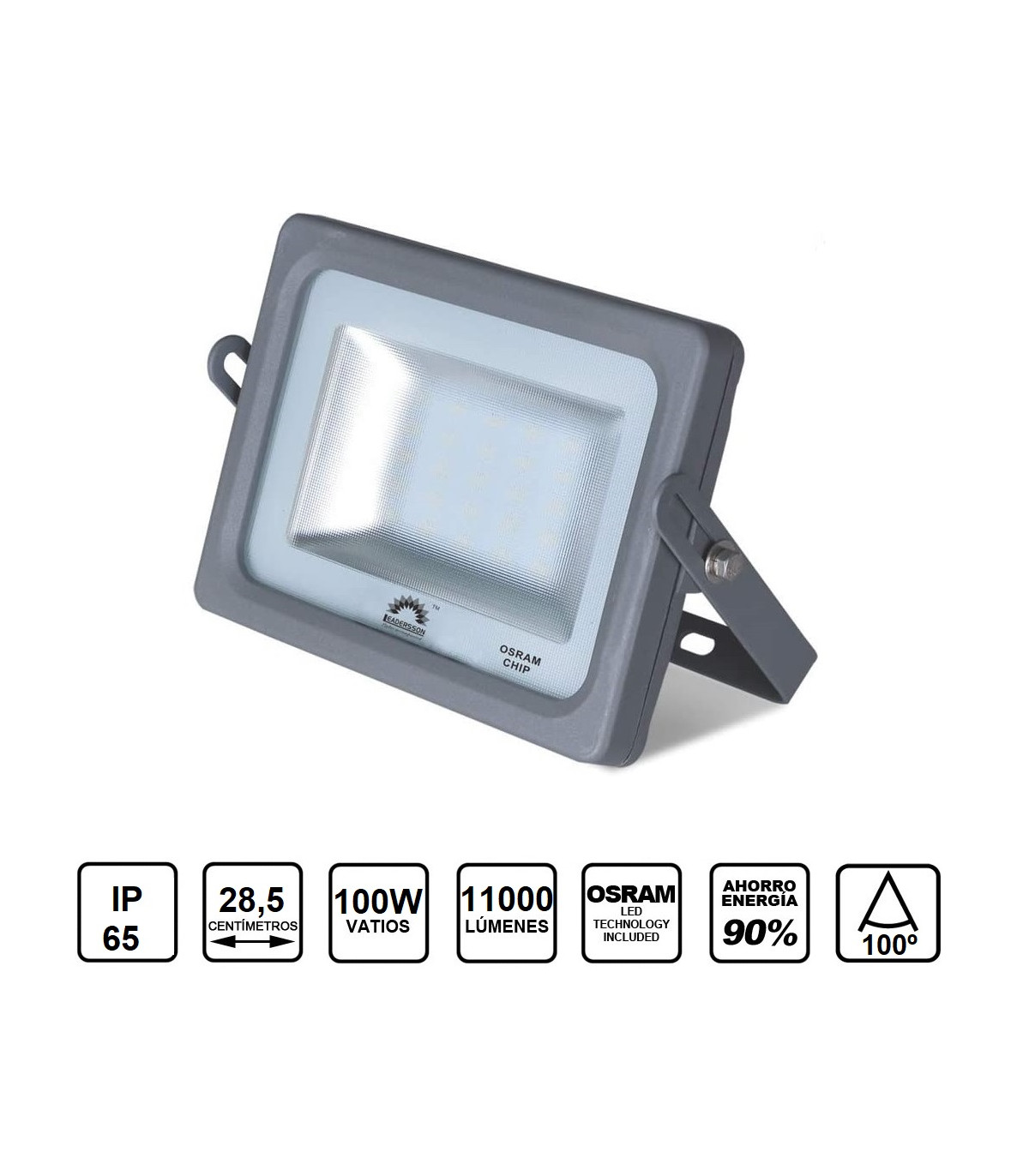 Proyector LED de exterior 100W IP65 7847 lúmenes | Focos LED B·LED