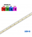 Tira LED Colores 220V 12W 60 leds/m IP65 UGR 11mm