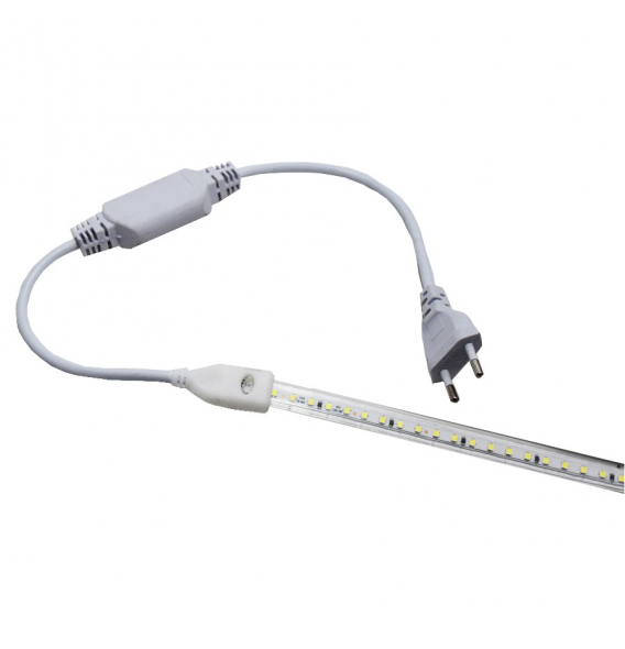 Cable Conector Tira LED Monocolor 220V AC Corte cada 25cm/100cm - efectoLED
